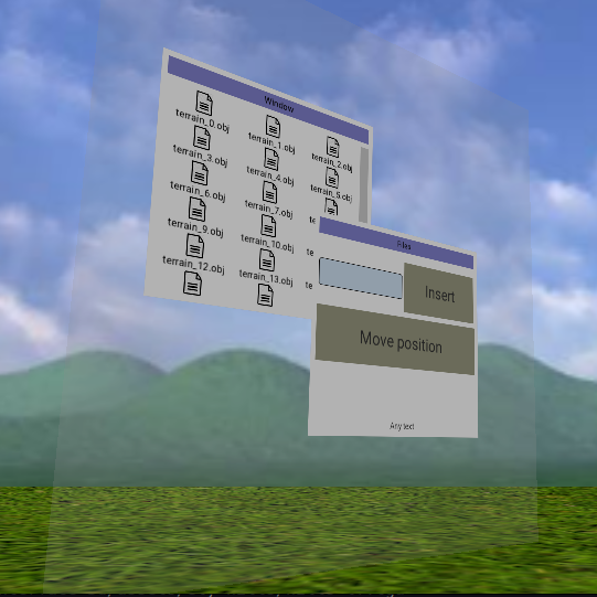 3D User Interface